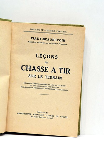 Livre ancien piaut beaurevoir - livre,