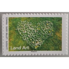 Timbre LAND ART  autocollant