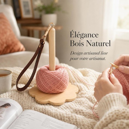 Support pelote bois - support,