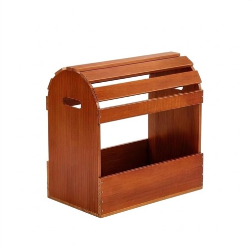 Porte selle bois rustique - en,