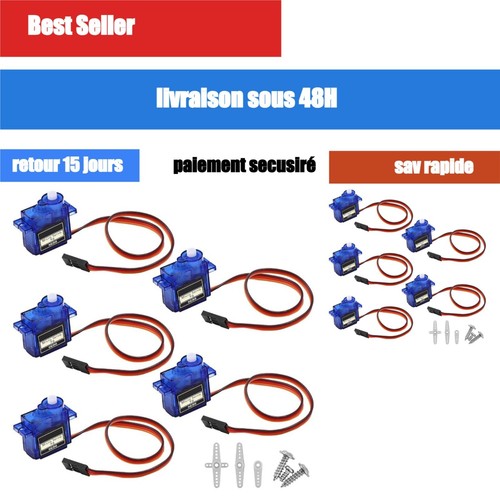 Micro servomoteurs sg90 9g - micro-servomoteurs,