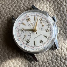 Vintage Men’s Canoe Chronograph Multi Color Dial 35MM Landeron 48 Parts Repair
