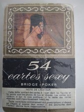 ancien jeux de cartes, sexy