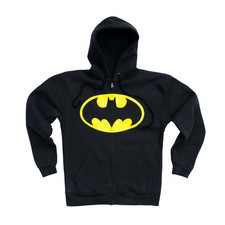LOGOSHIRT I DC Comics Batman Logo Sweat-shirt I Veste à capuche zippé - imprimé