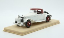 Eligor 1:43 Scale Diecast Model - 1039 - 1934 Delage D8 Cabriolet Capote - White