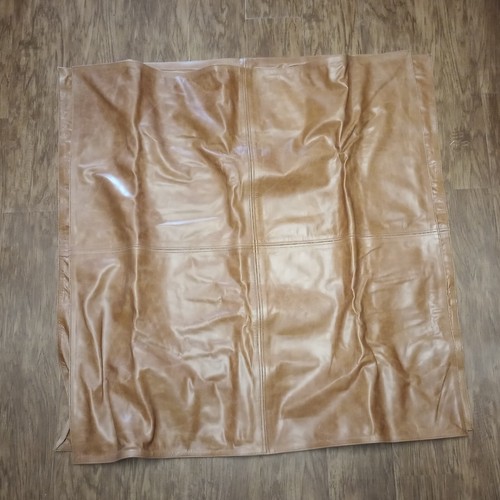 Moroccan leather ottoman - moroccan,