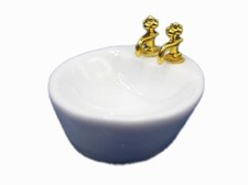 Maison de Poupées Blanc Rond