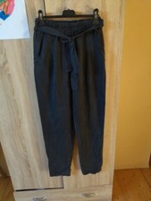 Pantalon fluide noir taille élastique taille 38