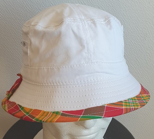 Bob chapeau couleur blanche - chapeau,