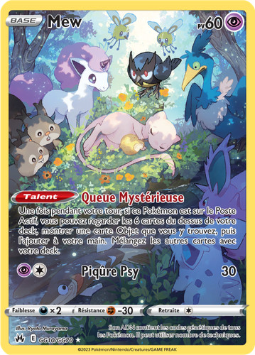 Carte pokémon mew - carte,