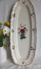 Grand Plat à poisson Sarreguemines Agreste – Très bon état