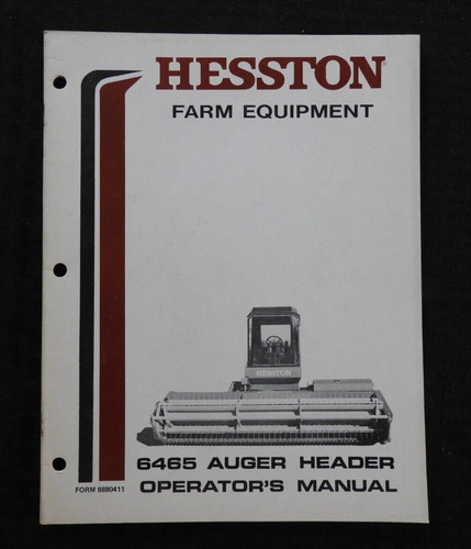 1982 véritable hesston 6465 - hesston,