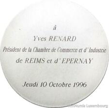 F0490 Médaille Hotel de Matignon Premier Jour Alain Juppé Yves Renard 1996 UNC