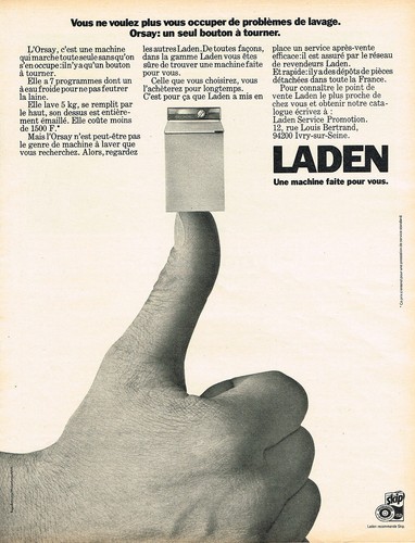 Advertisement 1974 laden - advertisement,
