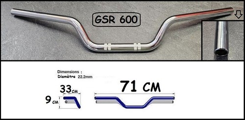 Guidon type origine gsr 600 - type,