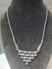 Hematite  Anti-stress, Healing Necklace.  18".