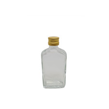Bouteille en verre plat 50ml -