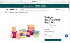 Tupperware 32-piece Vintage Servalier® Set! - NEW