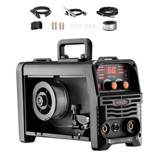 Poste à Souder MIG 130 A 3 en 1 avec Fil Fourré MIG sans Gaz MMA Lift TIG