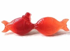 BROCHE vintage POISSON rouge