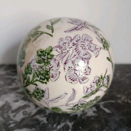 Boule décorative céramique