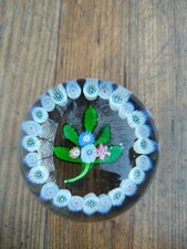 boule presse papier cristal