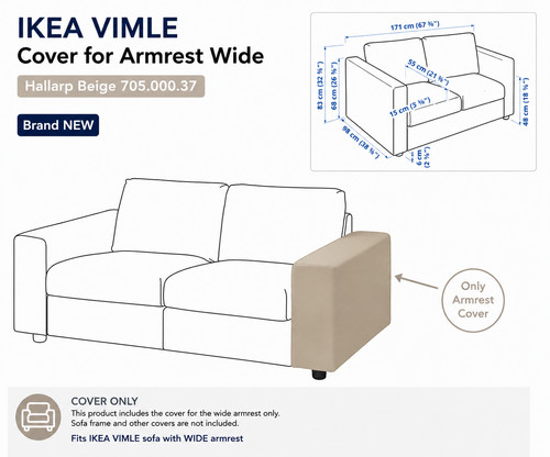 Housse ikea vimle pour - housse,