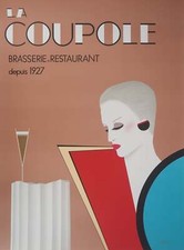 RAZZIA : La Coupole, Lithographie originale signée