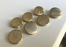 lot de 7 boutons en metal
