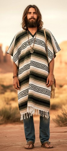 Festival poncho clint eastwood - poncho,