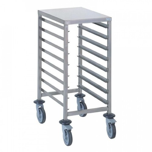 Chariot inox glissières 8 - inox,