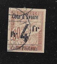 COTE D'IVOIRE COLIS POSTAUX YT 11 OBL TB SIGNÉ CARION