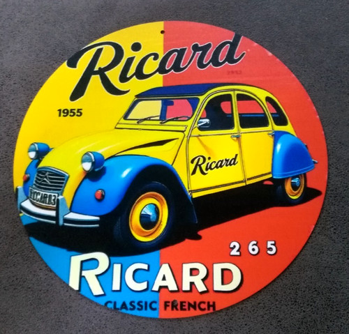 Plaque métal vintage cv - plaque, 2