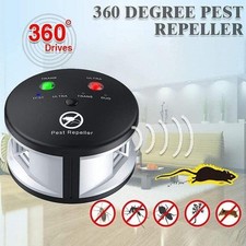 Lutte antiparasitaire répulsive à ultrasons à 360 ° pour rats anti-rongeurs