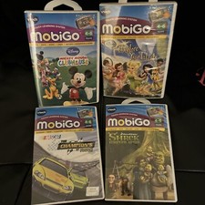 Vtech Mobigo Touch Learning System Lot Of 4 Games DEAL