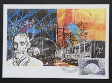 H / Carte Postale Premier jour 1987 n° 2452 Métro Fulgence Bienvenue cachet Uzel