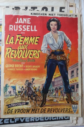Femme aux revolvers affiche - aux,