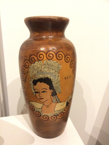 Petit vase bois artisanat - ,