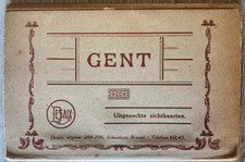 Old postcard notebook GENT 10 cards - BELGIUM