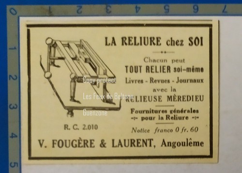 Relieuse meredieu reliure - relieuse,