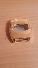 Complete case window watch for cal LORSA 238A FE-140 gold plated new 