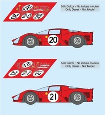Décals Ferrari 330 P3 Le Mans