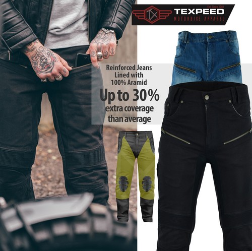 Jeans moto pantalons de - moto,