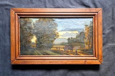 Impressionist painting - oil on canvas 1860 - French school (Daubigny,...