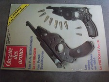 $p Revue Gazette des armes N°135 musées Alsace  PA Bergmann  Deringer  sabres