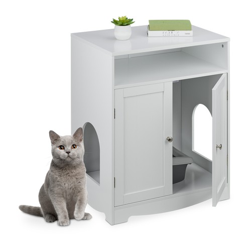 Meuble toilette chat armoire - meuble,
