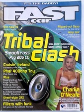 FAST CAR MAGAZINE FEB 2002 PUG 206 CC - PUNTO vs IBIZA - O'NEALE - IRISH CRUISE