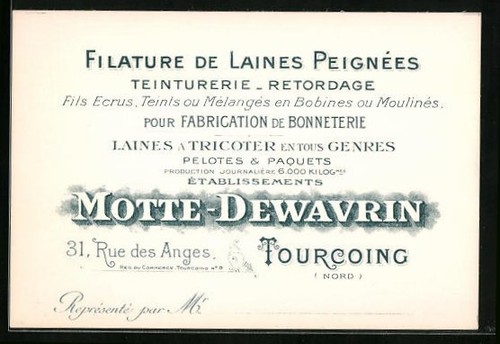 Representative card tourcoing - representative,