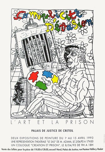 Robert combas affiche - combas,