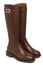 NERO GIARDINI I514714D412 Bottes Bottines Femme Fermeture Éclair Cuir